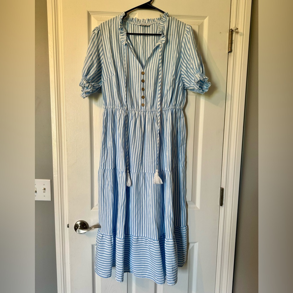 Strip dress